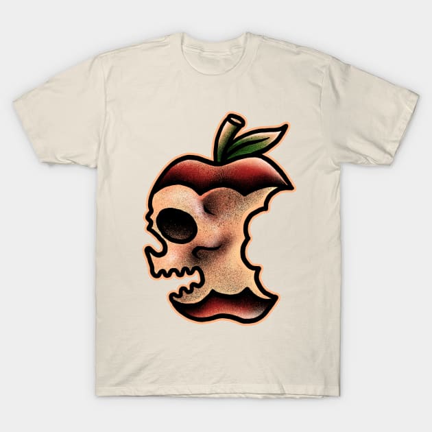 Apple skull T-Shirt by barmalisiRTB